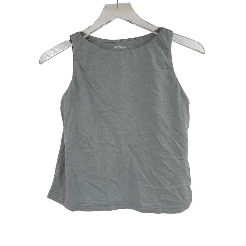 OGL Top Size S NEW Gray Light Blue Tank Blouse